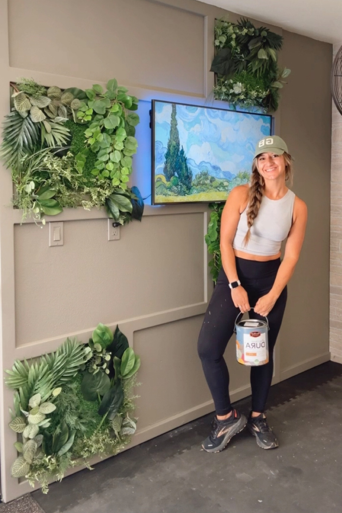 Create a fun and unique faux living wall! Easy to keep alive and adds dimension to any boring space !

#LTKfitness #LTKhome
