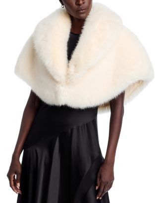 The Adrienne Faux Fur Capelet | Bloomingdale's (US)