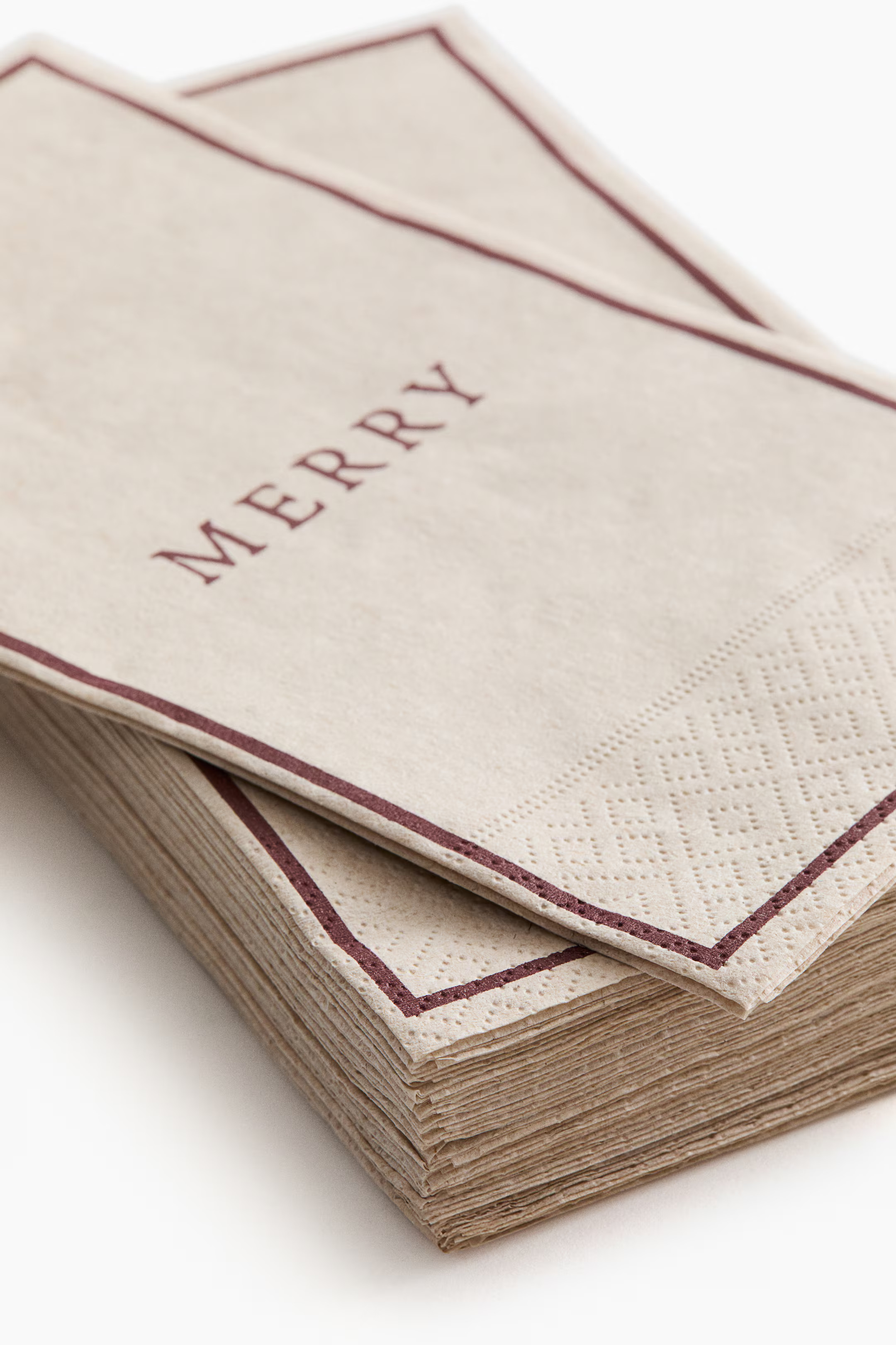 15-Pack Rectangular Paper Napkins | H&M (US + CA)