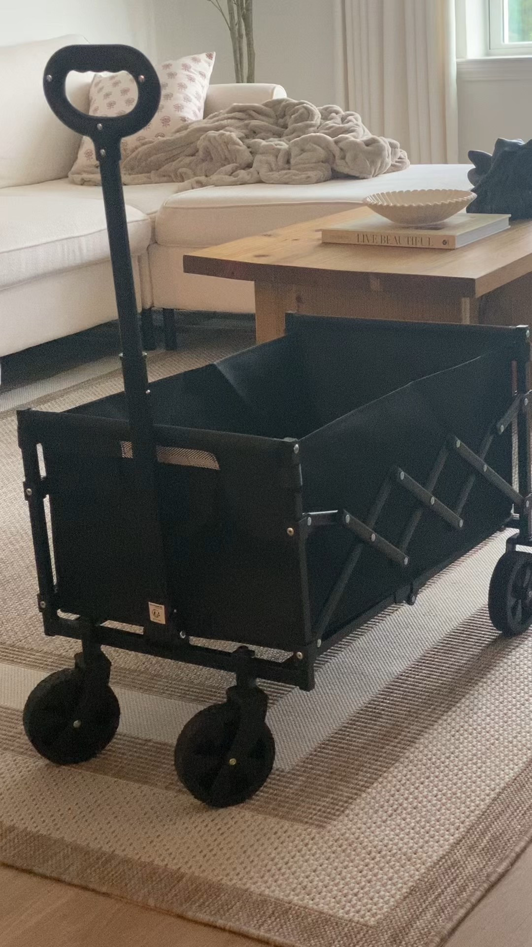 Songmics wagon 🫶🏻👍🏼you need this! P2 soon with groceries!!😗 I love it 

#LTKFallSale #LTKSeasonal #LTKSaleAlert