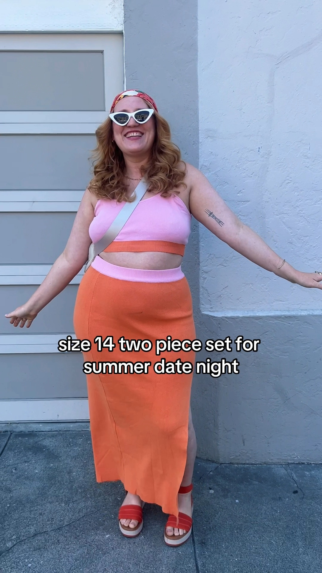 Cute two piece set from Amazon pink and orange #curvy #amazon #size14 #twopiece 

#LTKSummerSales #LTKSeasonal #LTKMidsize