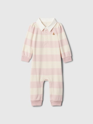 Baby Vintage Soft Rugby Polo One-Piece | Gap (CA)