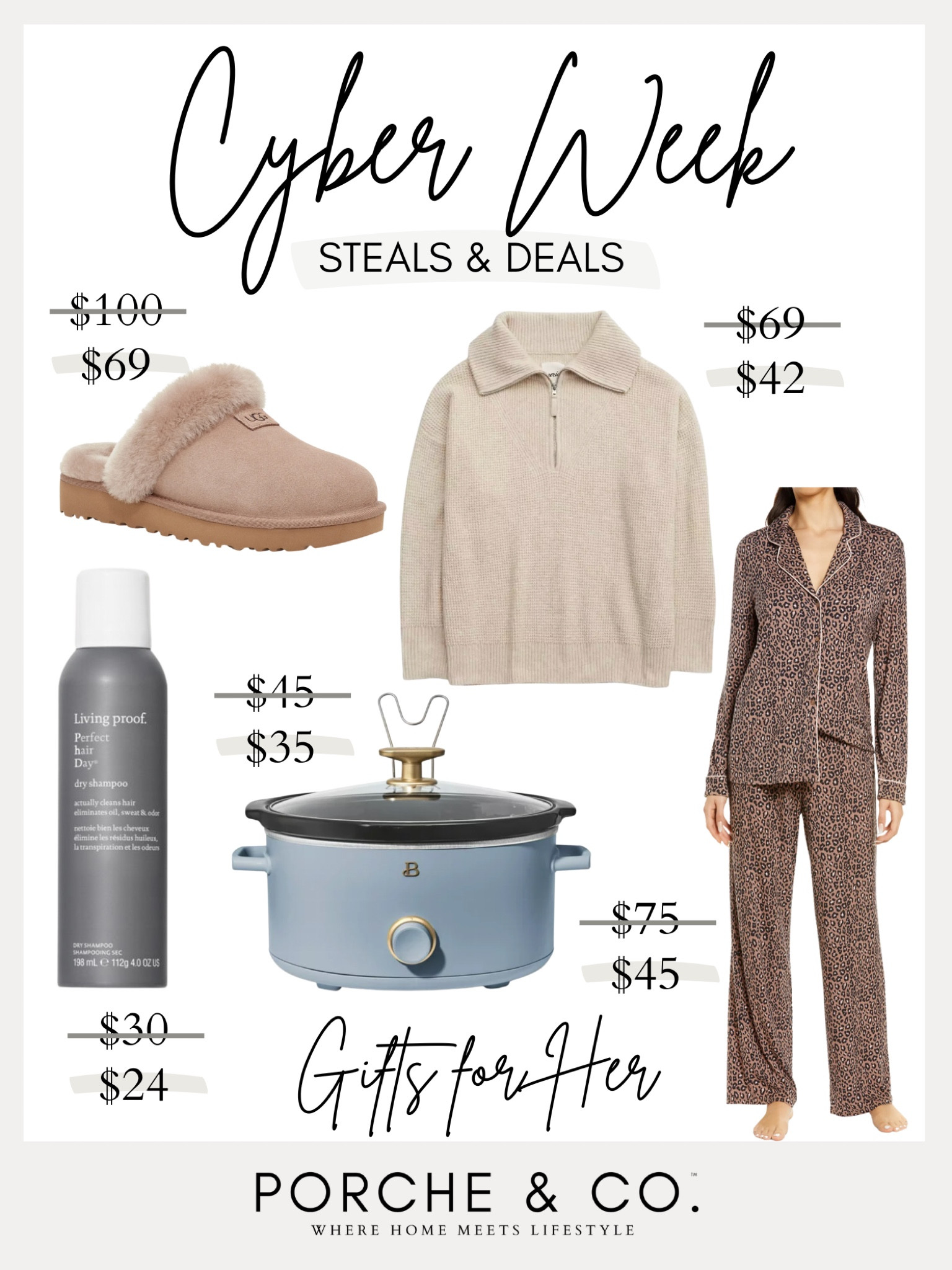Cyber week, Black Friday deals, gifts for her, gift ideas, Black Friday sales, slippers, pajamas, dry shampoo #giftsforher #blackfridaydeals 

#LTKHoliday #LTKSeasonal #LTKsalealert
