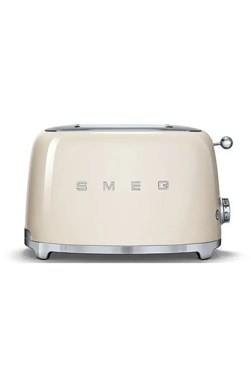 smeg 50s Retro Style Two-Slice Toaster in Cream at Nordstrom | Nordstrom