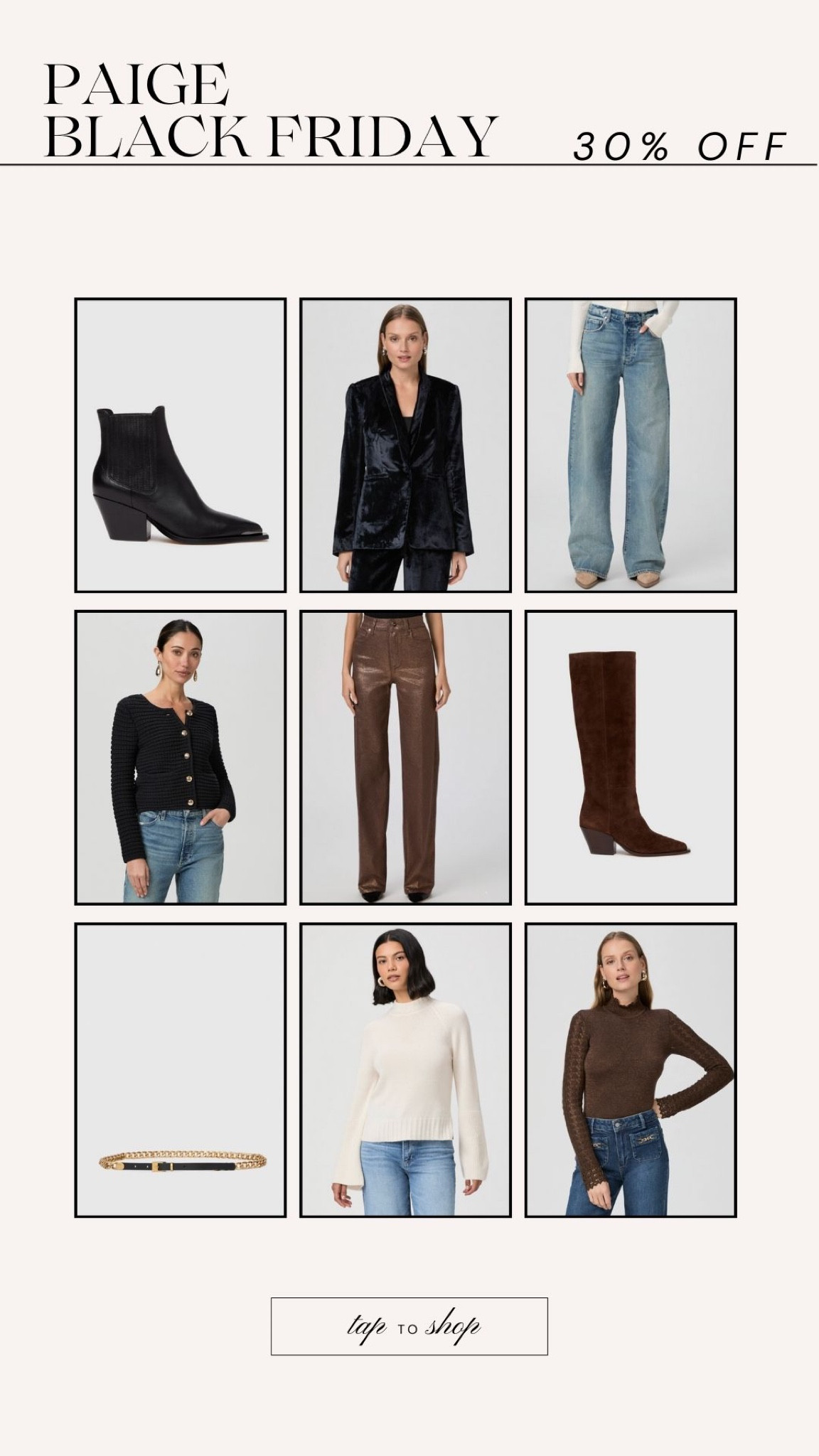 Obsessed with this Cyber Week sale at Paige! The best fall and winter clothes & accessories are 30% off 🖤

#LTKCyberWeek #LTKStyleTip #LTKSaleAlert