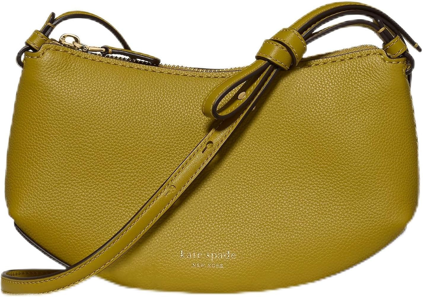 kate spade new york womens Loop Pebbled Leather Crossbody | Amazon (US)