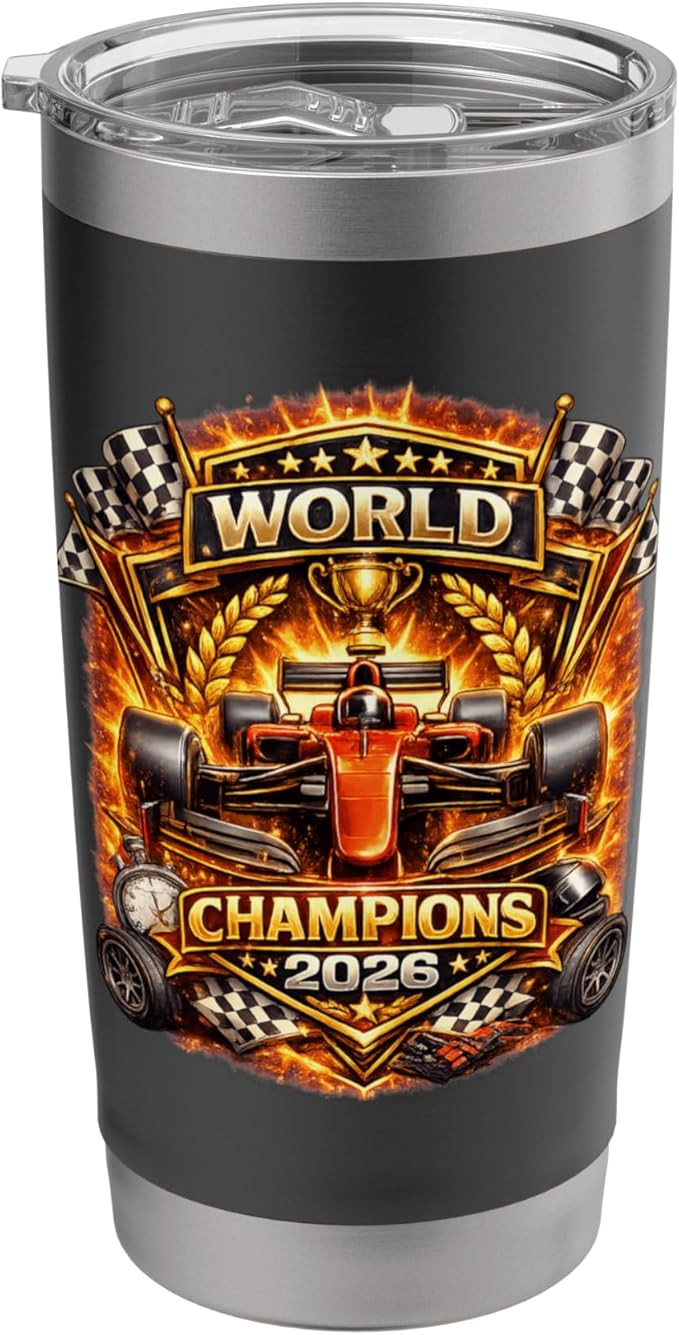Race Car Racing Champions 2026 Vintage Style Graphic Design Stainless Steel Insulated Tumbler | Amazon (US)