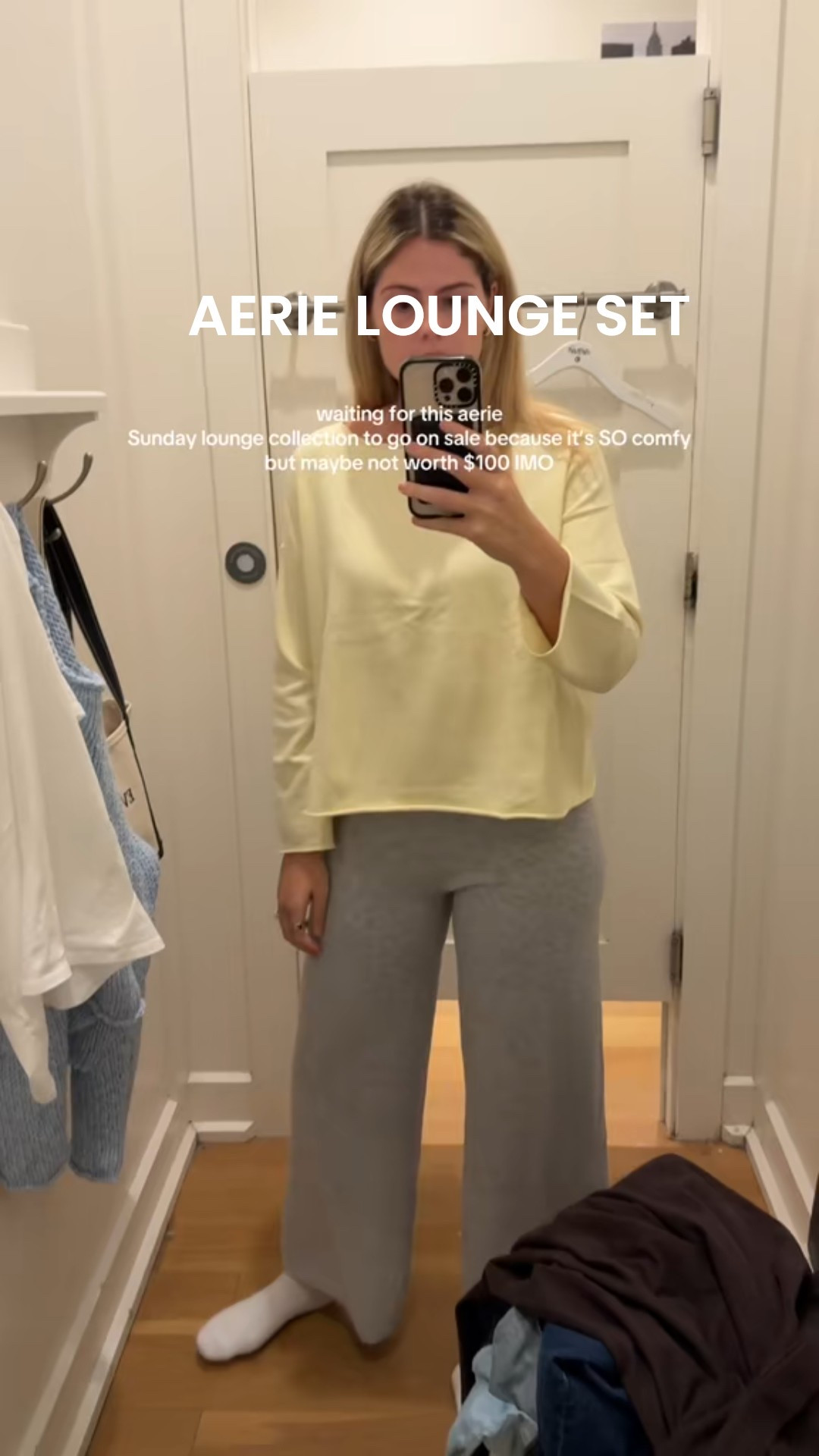 love this aerie Sunday lounge collection the pants are actually long enough I think for the tall girlies 

#LTKMidsize #LTKTall