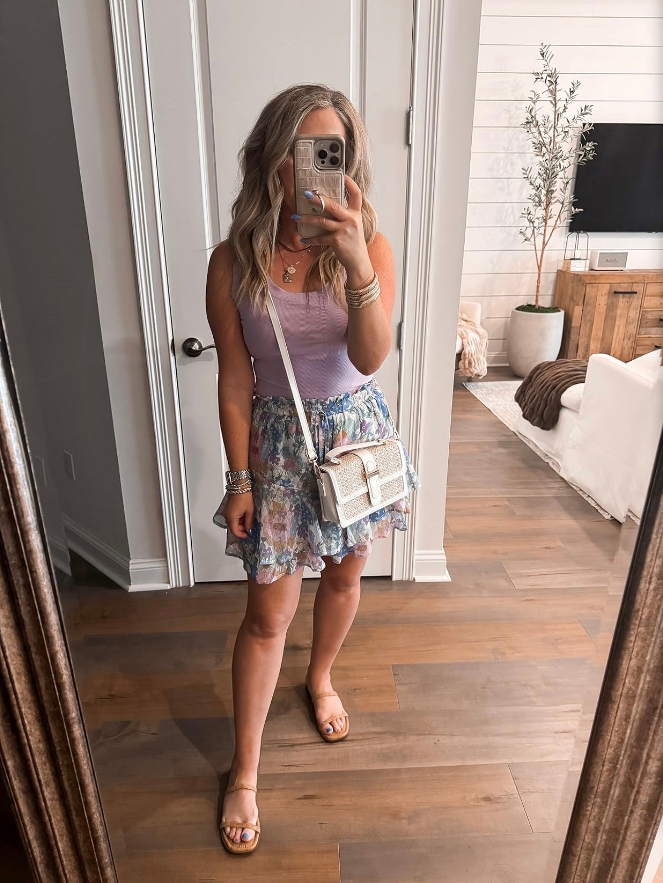 Amazon fashion. Amazon finds floral skort size medium, spring outfit summer outfit. Resort wear vacation outfit

#LTKPetite #LTKOver40
