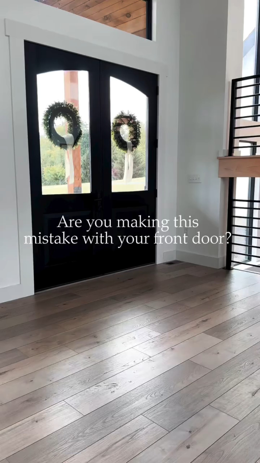 Are you making this mistake with your front door? 👀
Painting the trim the same color as your door instantly makes it feel custom and so much more elevated. ✨ It’s a small change that completely transforms the vibe of your entryway!

The door + trim color is Tricorn Black (SW 6258) satin finish. 

Painting the trim the same color as the door completely transformed the space — it gives it such an elevated, custom feel. ✨




#HomeDesign #DIYHome #BeforeAndAfterHomeImprovement #EntrywayGoals #HomeDecorInspo #DIYDesign #PaintTransformation #HomeReno #ModernFarmhouse #InteriorDesignTips #ColorDrenching #HomeStyle #DoorTransformation #HouseGoals #DIYHomeDecor #DesignDetails #HomeUpdates #DoorGlowUp