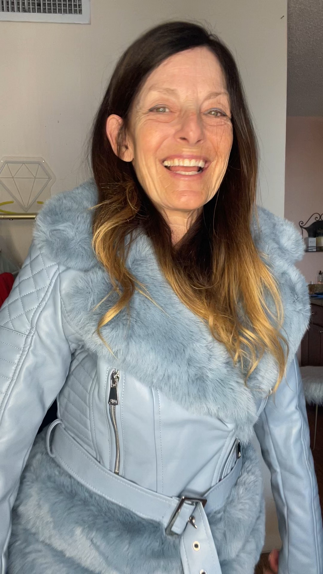 Love this Bellivera baby blue faux fur jacket!!🩵🩵🩵

#LTKootd #LTKGiftGuide #LTKHoliday