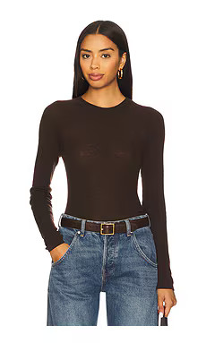 PISTOLA Juno Featherweight Sweater in Mocha from Revolve.com | Revolve Clothing (Global)