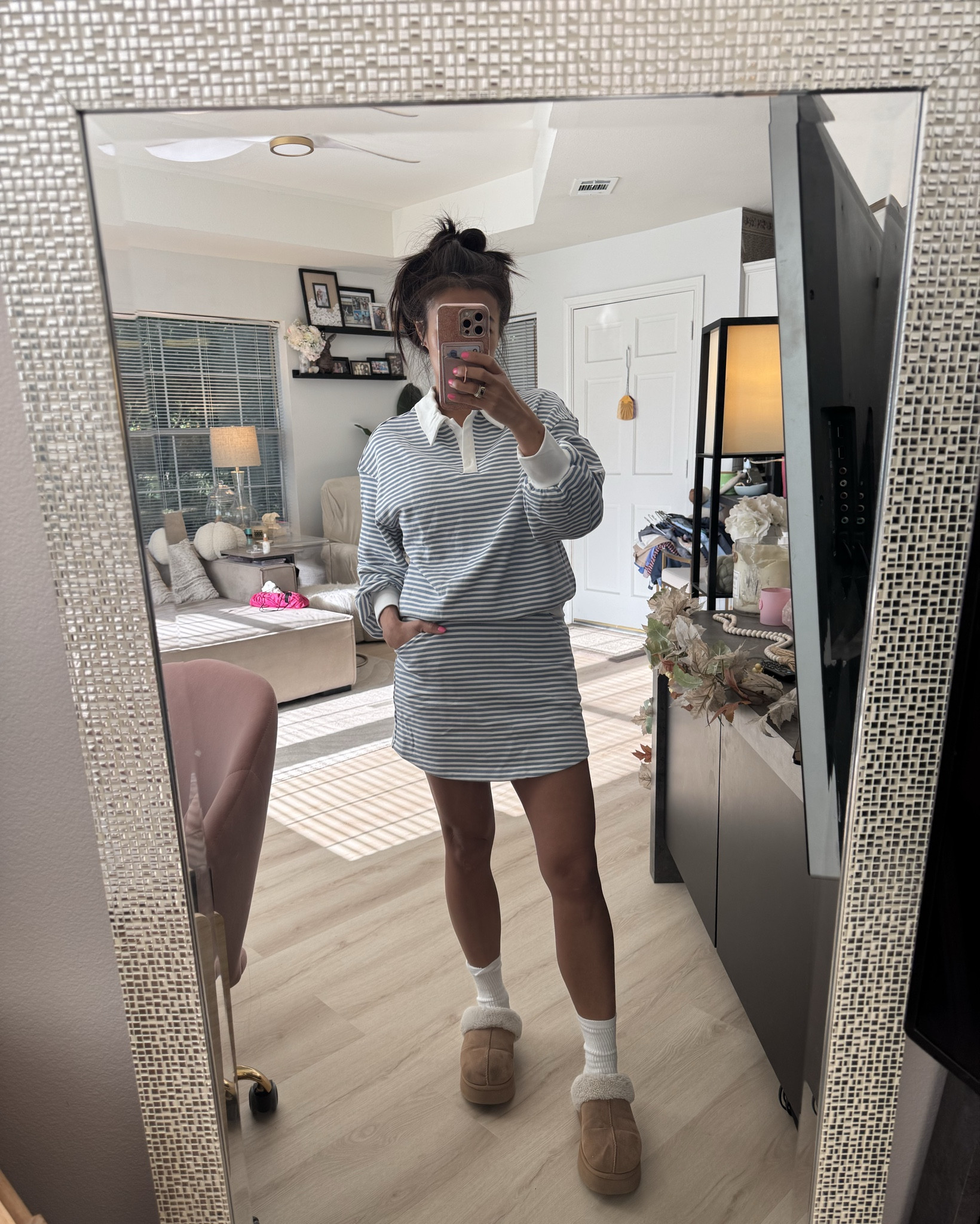 Fall 2 piece Skort set with pockets!! Wearing size small

#LTKTravel #LTKFindsUnder50 #LTKSeasonal