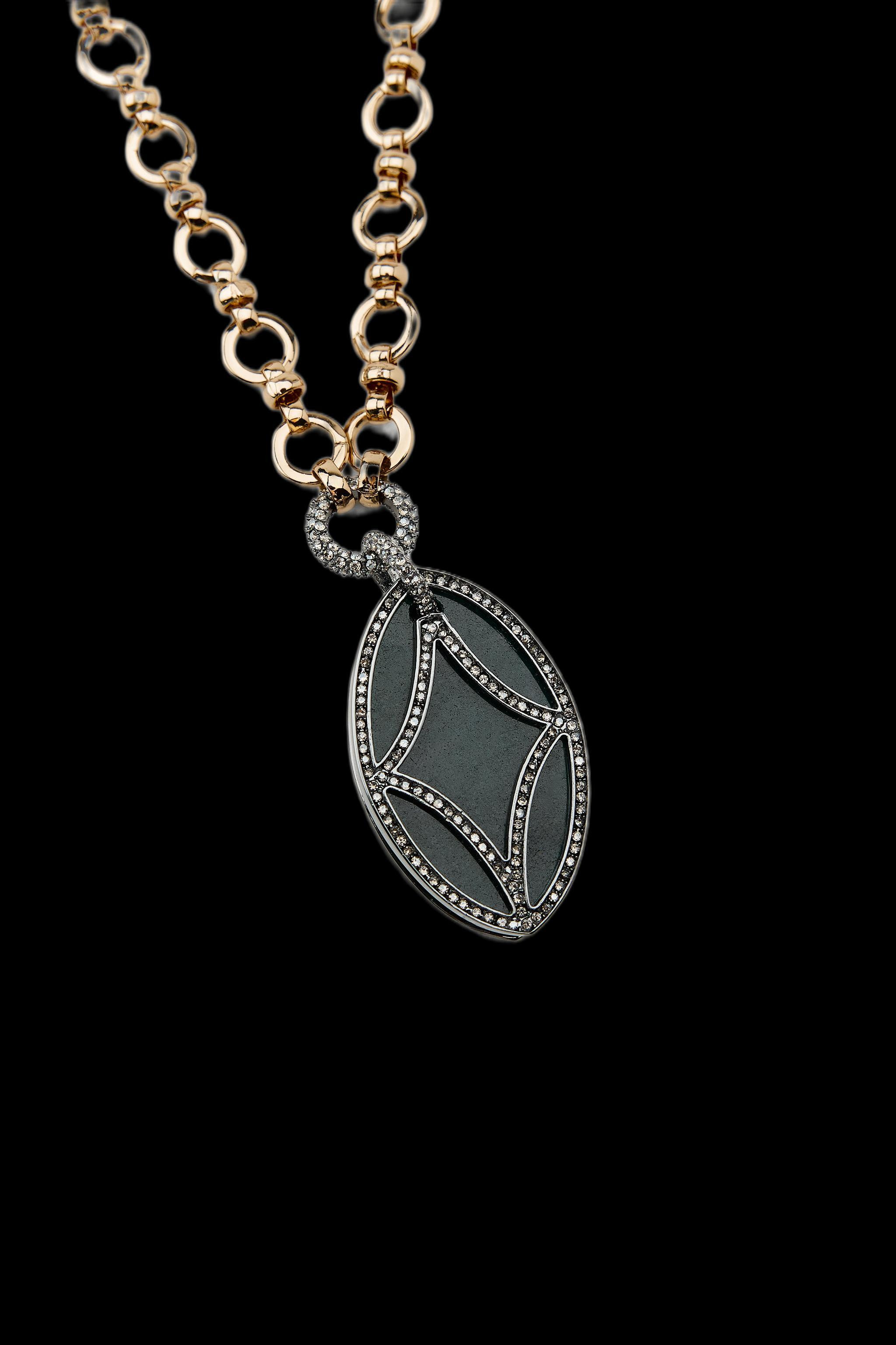 RING NECKLACE WITH SHINY STONE | Zara US