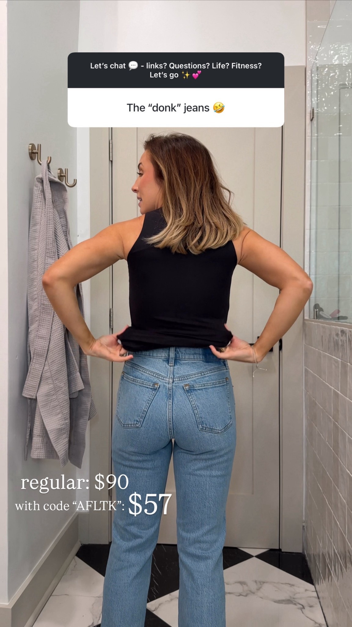 My favorite jeans are currently on major sale with code “AFLTK” — I wearing a size 25 short. #ltkfallsale #abercrombie #denim 

#LTKSeasonal #LTKSaleAlert #LTKFallSale