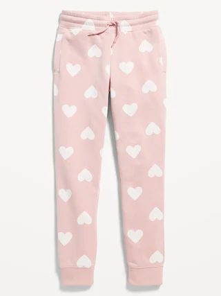 Printed Vintage High-Waisted Jogger Sweatpants for Girls | Old Navy (US)