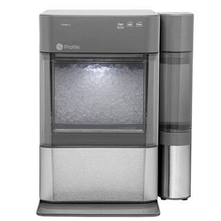 Profile Opal 24 lb Portable Nugget Ice Maker in Stainless Steel, with Side Tank, and Wi-Fi connected | The Home Depot