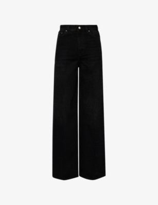 High-Rise Wide-Leg Denim Jeans | Selfridges