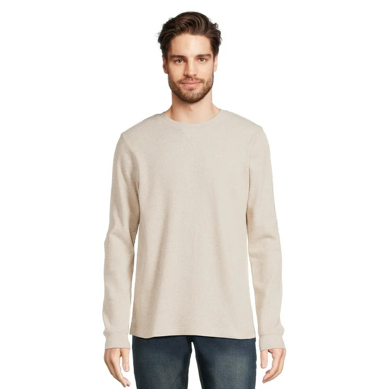 George Men's Thermal Crewneck Tee with Long Sleeves | Walmart (US)