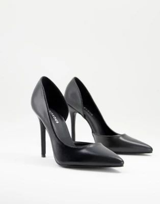 Glamorous D'orsay court shoes in black | ASOS (Global)
