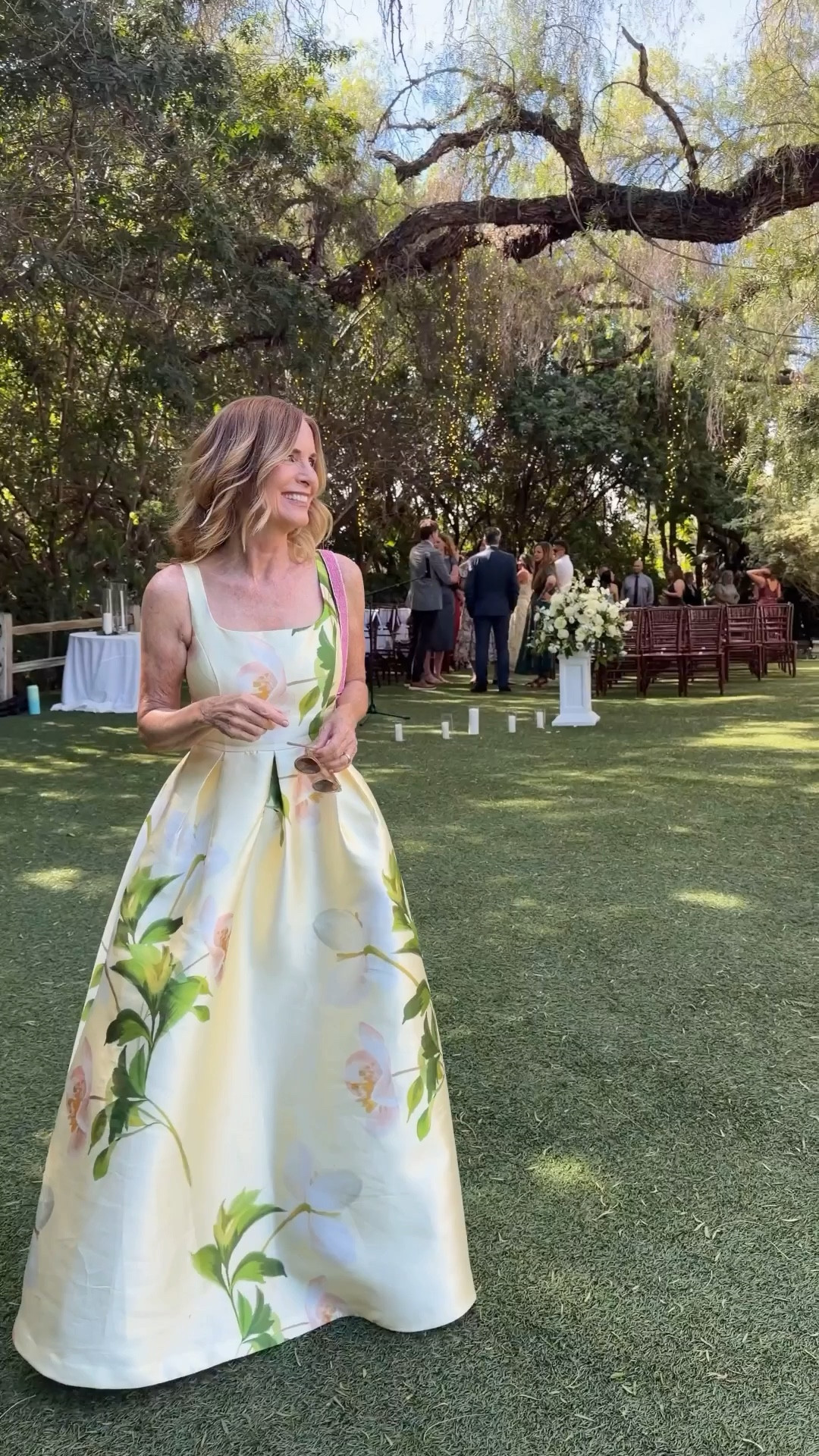 This wedding guest dress was so good I had to share again! 

Feeling a little extra fancy in this butter yellow wedding guest dress 💛 and yes… it has pockets!

I linked multiple places to purchase since it keeps selling out. 

Something about getting dressed up for a wedding just feels so fun. Pretty dress, sunshine, a little celebration… I’m all in. 

Do you love dressing up for weddings or are you more of a casual girl?

And real question… are pockets in a dress still the best surprise ever?

#womenover50 #over50style #midlifefashion #weddingguestdress

#LTKSeasonal #LTKOver40 #LTKWedding