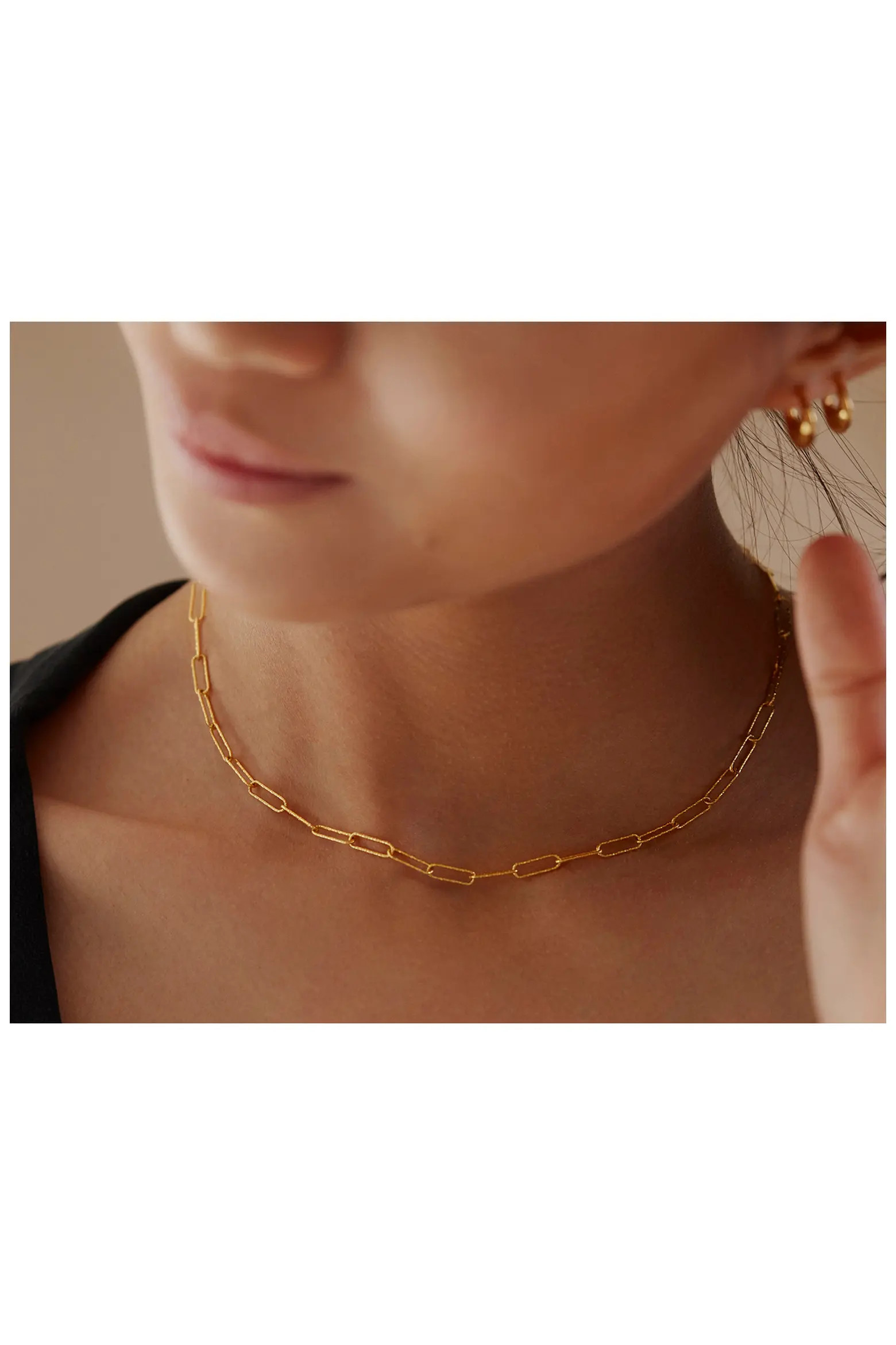 Alta Textured Chain Link Necklace (Women) | Nordstrom | Nordstrom
