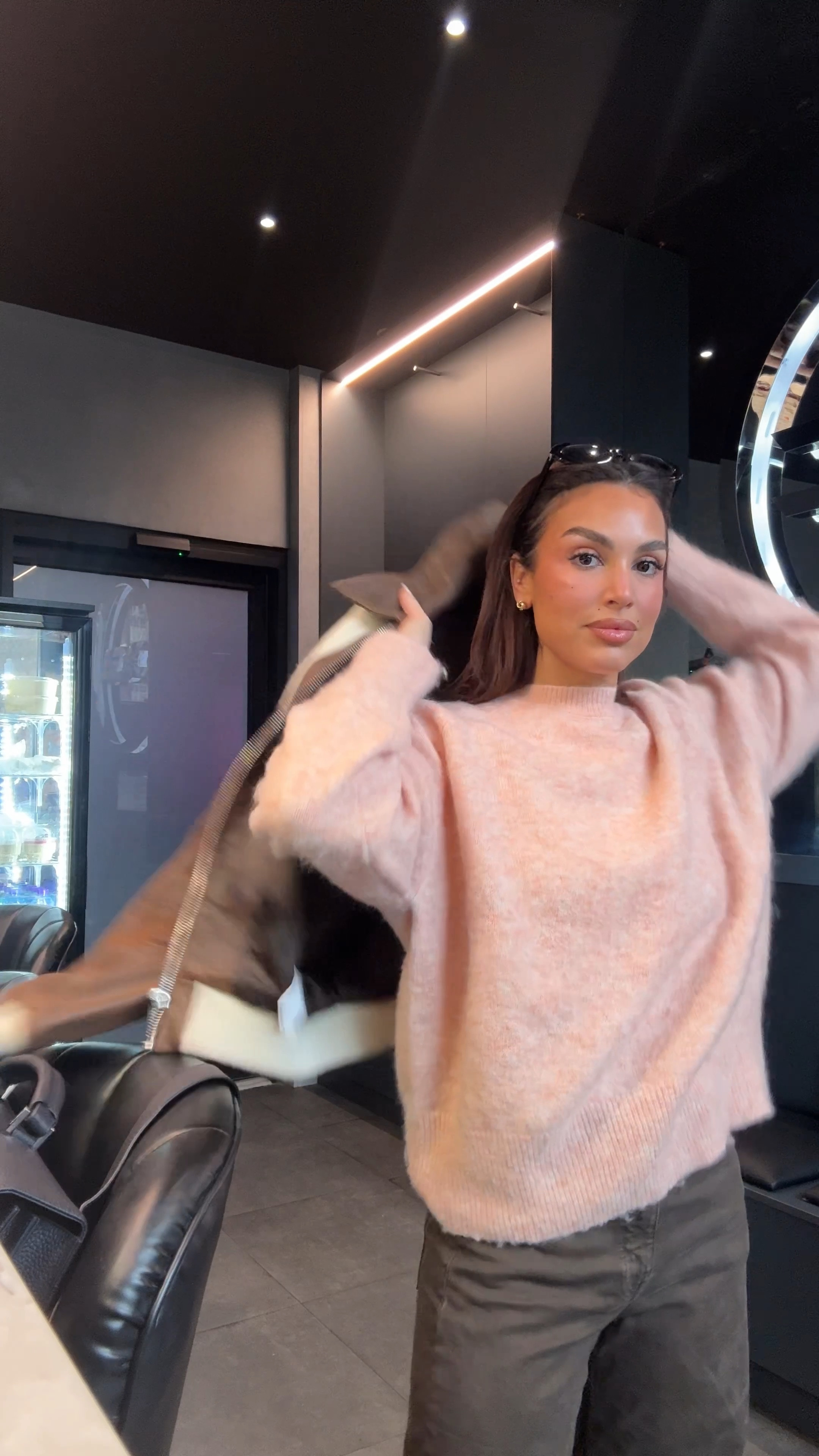 Outfit of the day! I’ve linked similar jumper but not exact and Lip combo details linked!💕 i’ve also linked the grey/black version of jacket! I wear an S in jacket, an 8 in jeans🤗

#LTKluxury