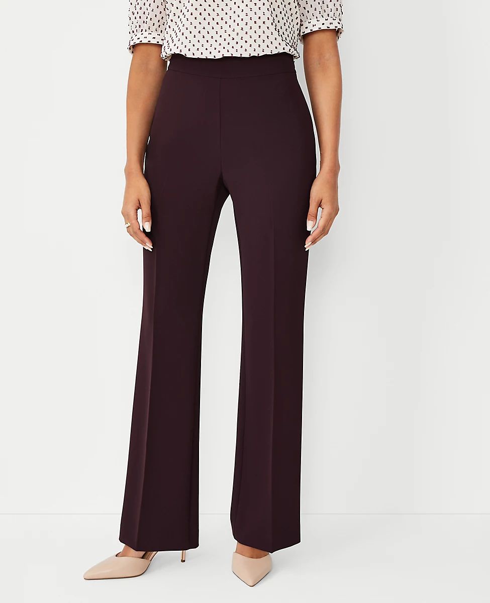 The Petite Side Zip Trouser Pant in Fluid Crepe | Ann Taylor (US)