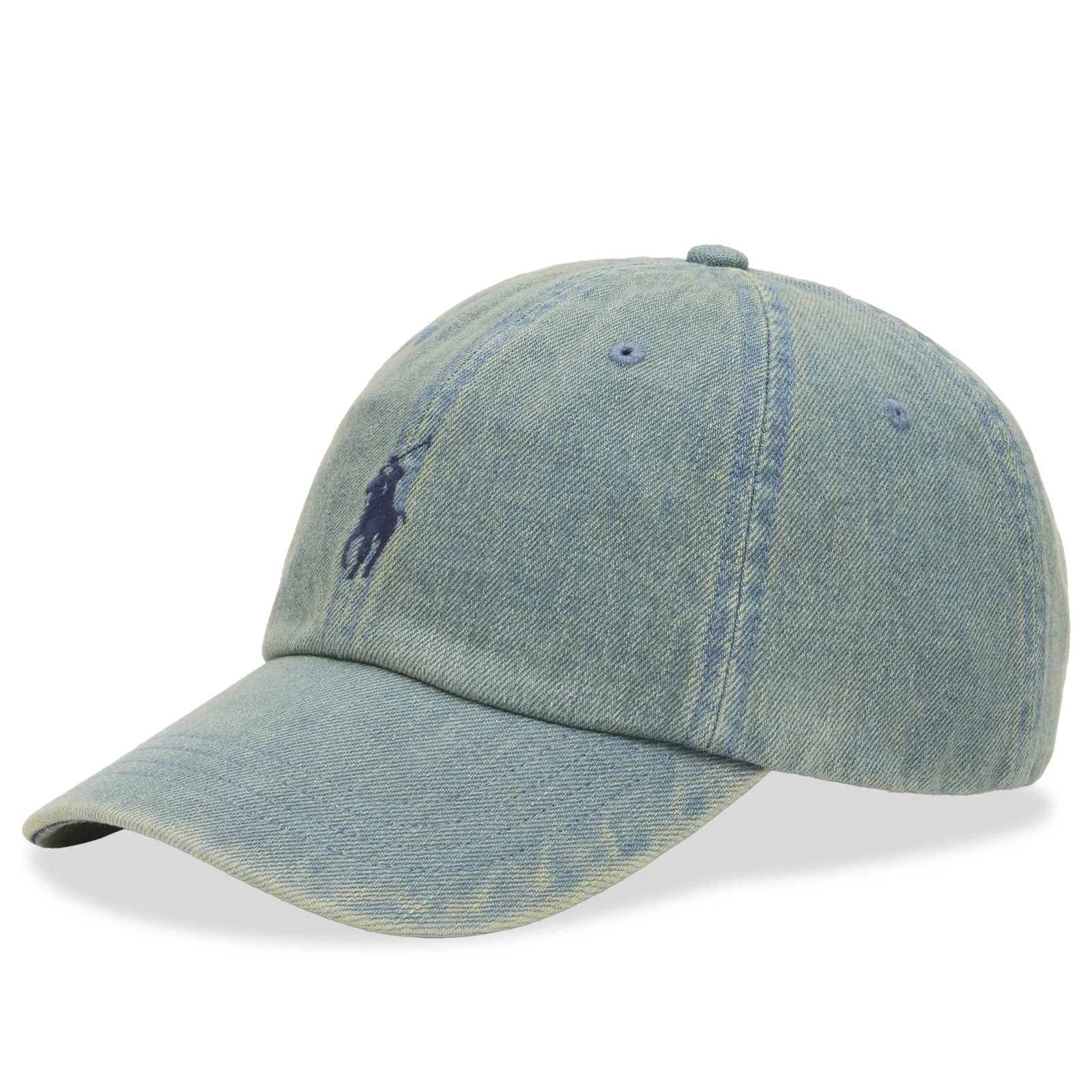 Polo Ralph Lauren Men's Classic Denim Sports Cap in Light Wash Denim | END. Clothing