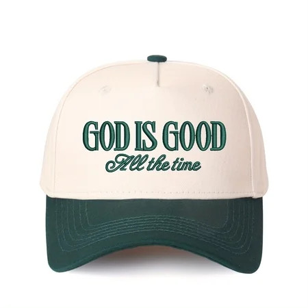 GOD IS GOOD All The Time Embroidered Trucker Hat - Inspirational Christian Cap for Women, Cute Faith-Based Fashion | Walmart (US)