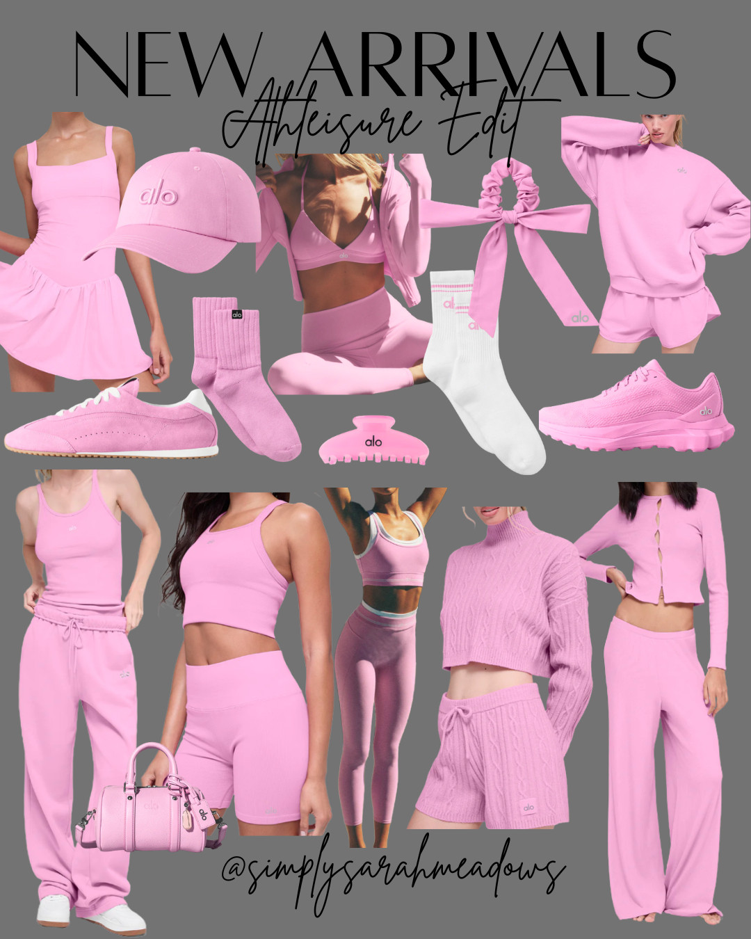 Obsessed with this pink athleisure drop. The pieces are super flattering, comfy, and perfect for everything from workouts to coffee runs. I love how you can mix and match the sets or dress them up with the accessories and sneakers, Such a cute sporty-chic vibe for spring! 

 #LTKmomlife #LTKActive #LTKOver40