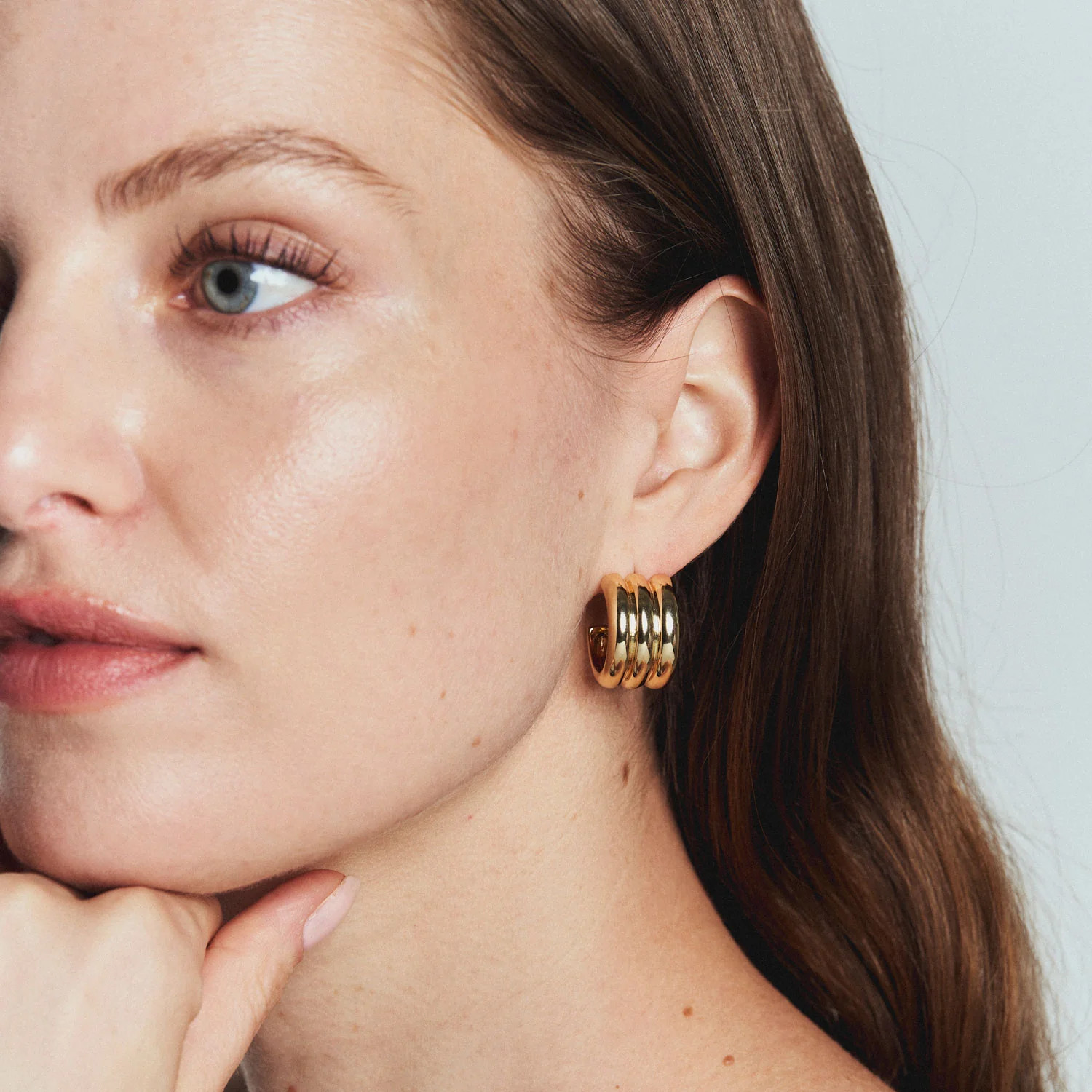 Pauline Hoops Gold | Mignonne Gavigan