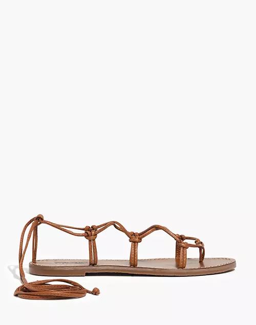 The Boardwalk Lace-Up Sandal | Madewell