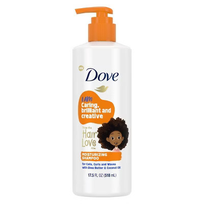 Dove Beauty Kids' Moisturizing Pump Shampoo for Coils, Curls & Waves - 17.5 fl oz | Target