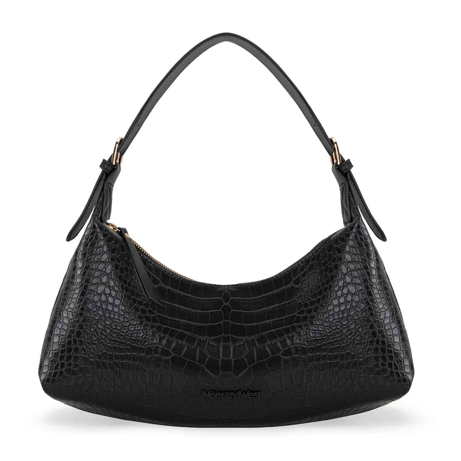 Montana West Hobo Bags for Women Shoulder Trendy Purses Leather Clutch Purse and Handbags, Crocod... | Walmart (US)