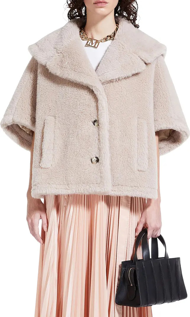 Cambusa Alpaca Blend Teddy Jacket | Nordstrom