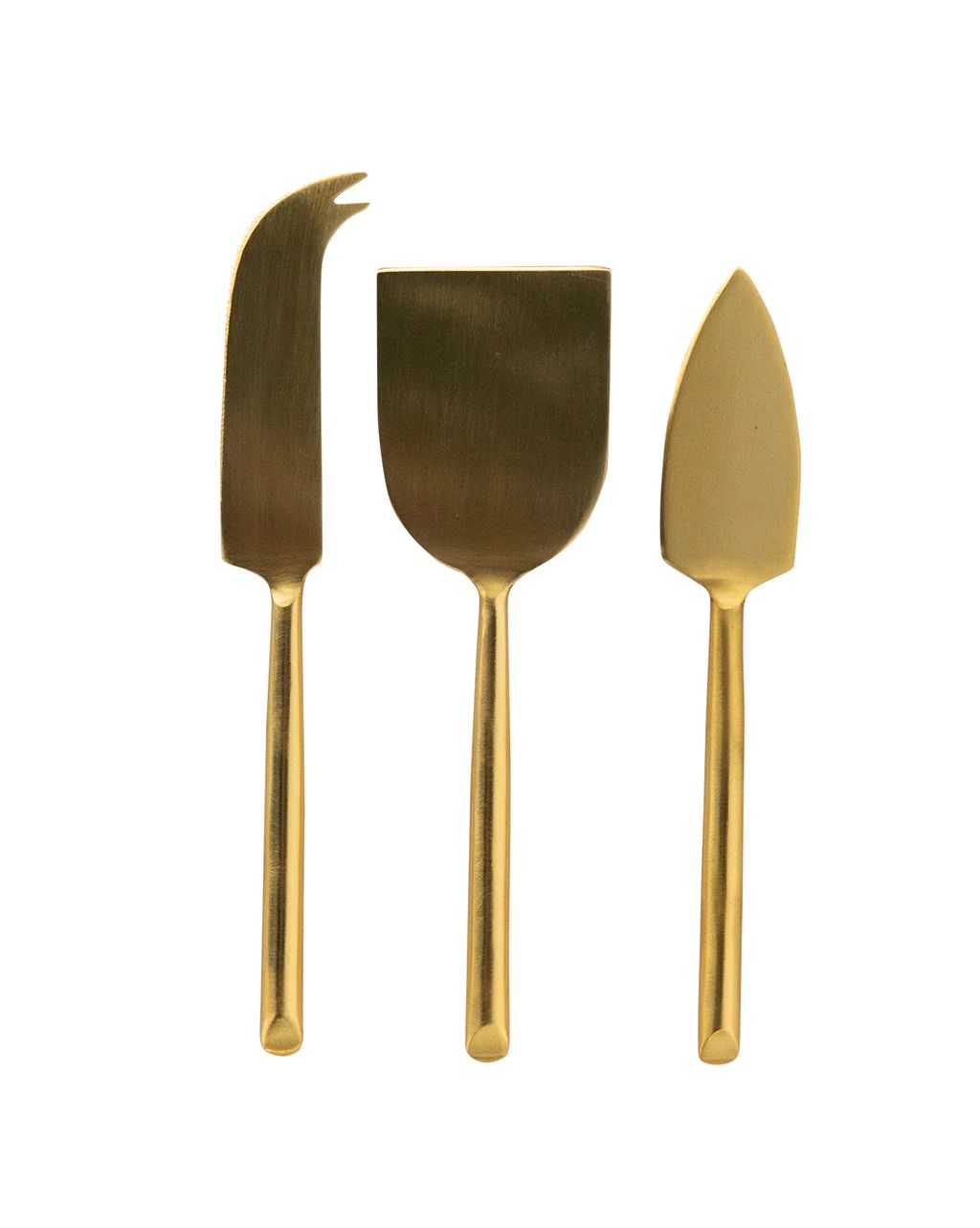 Gold Cheese Knife Trio | McGee & Co.