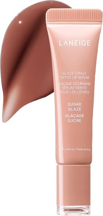 LANEIGE Glaze Craze Tinted Lip Serum: Hydrating Lip Serum for Glossy, Nourished Lips with Plumpin... | Amazon (US)