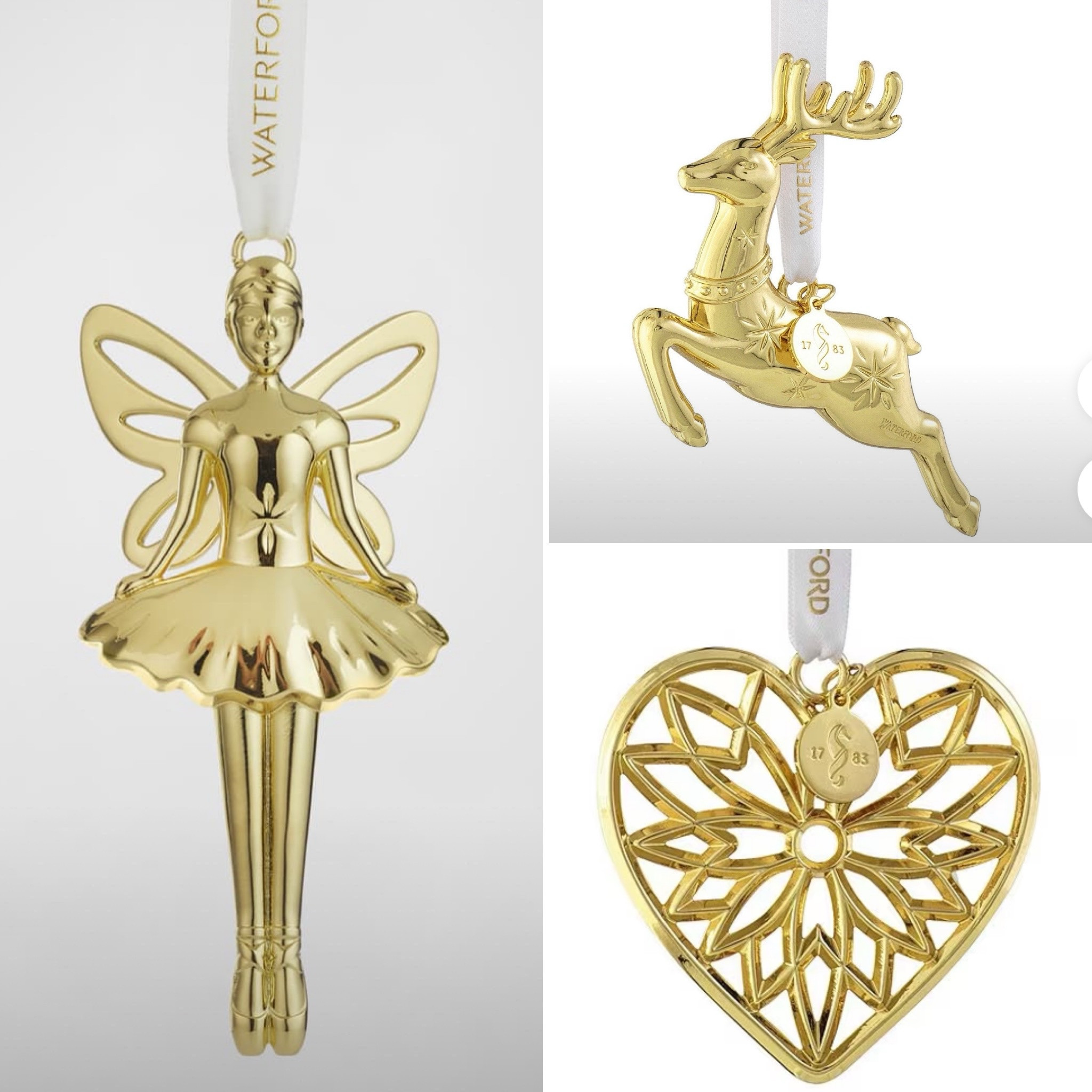 The sweetest golden ornaments that will last a lifetime! Waterford released these new for the year and they are darling! Selling fast! 

Ornaments
Gift
Sugar plum fairy ornament 
Waterford 

#LTKHoliday #LTKGiftGuide #LTKfindsunder100