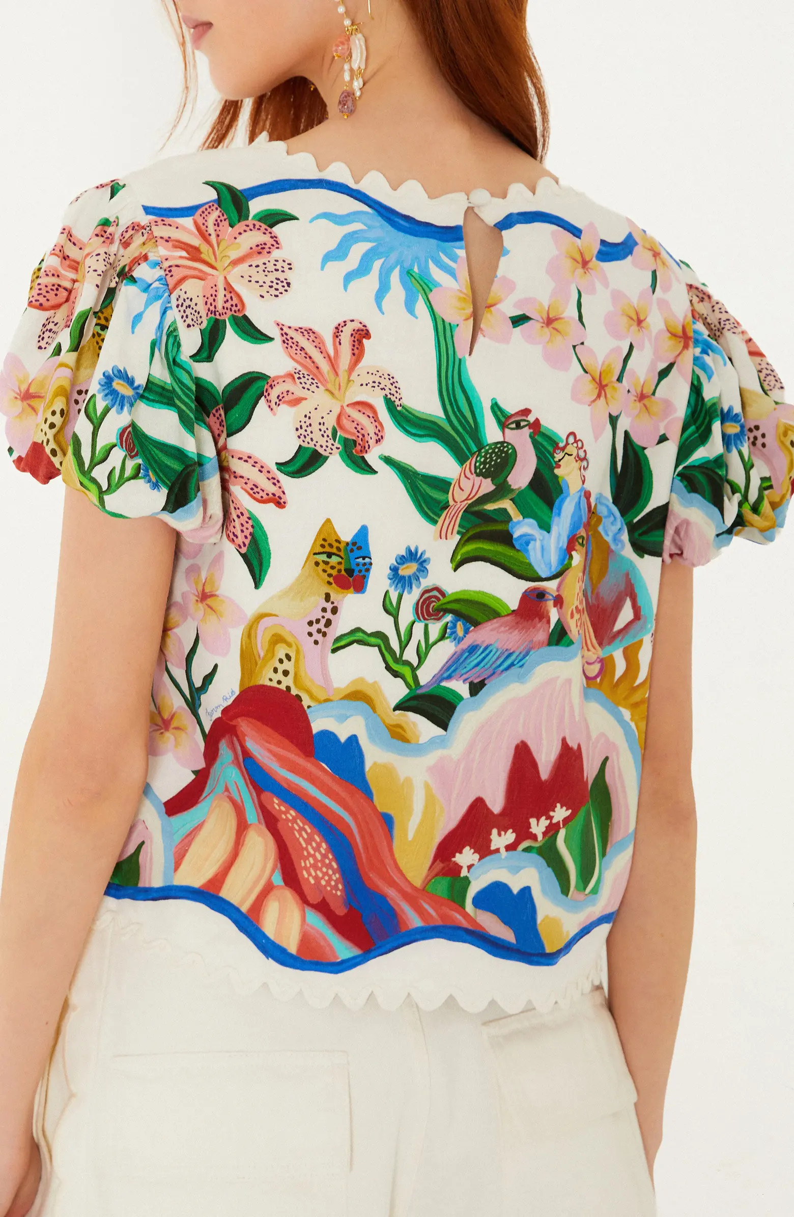 Garden of Life Floral Print Blouse | Nordstrom