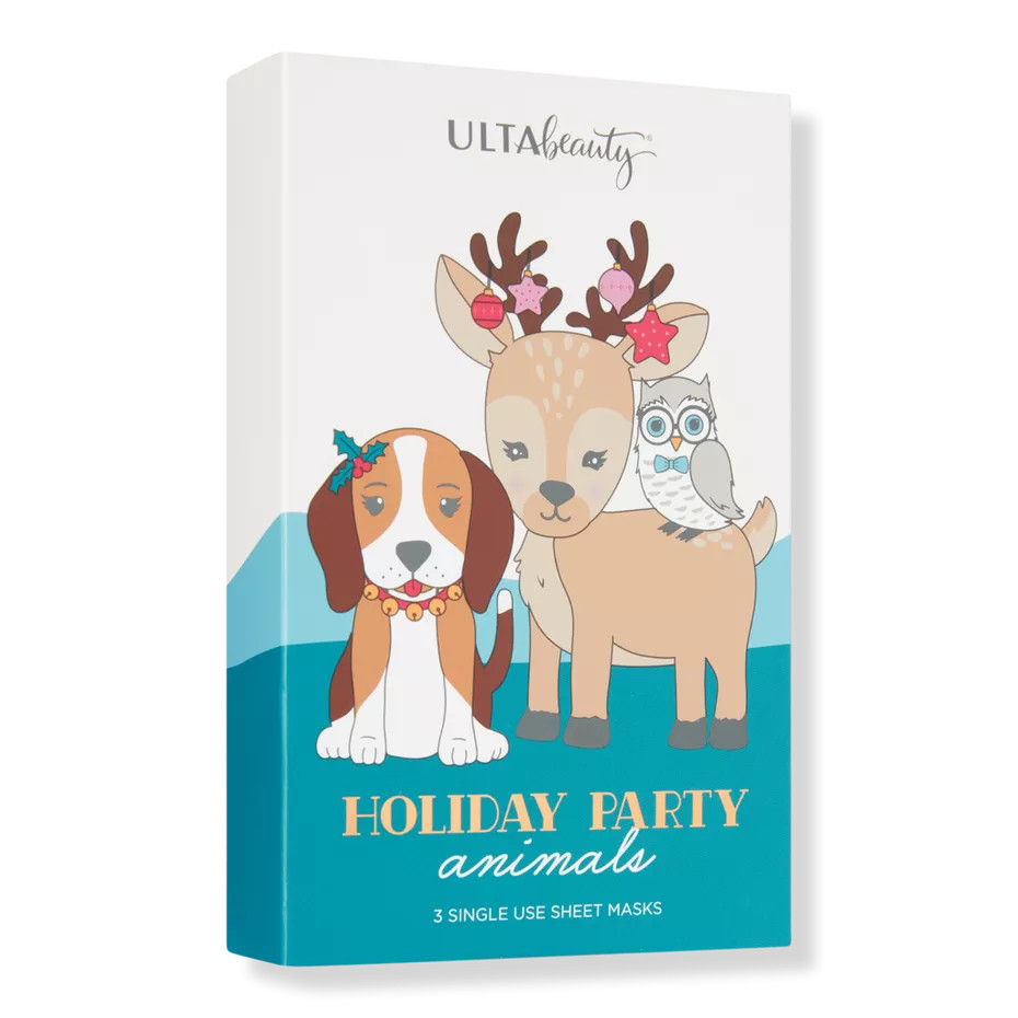 Holiday Party Animals 3 Piece Hydrating Sheet Mask Set | Ulta