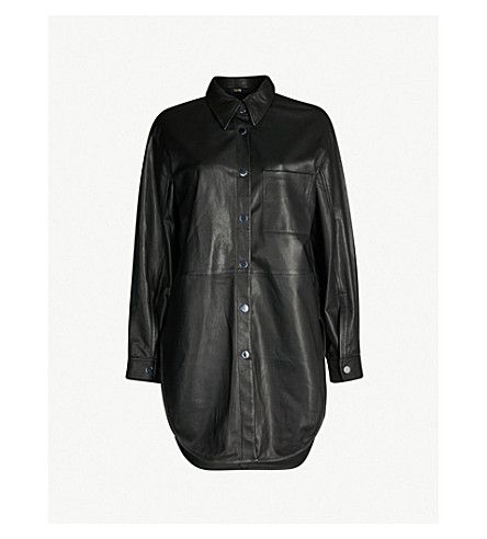 Cillucia leather shirt | Selfridges