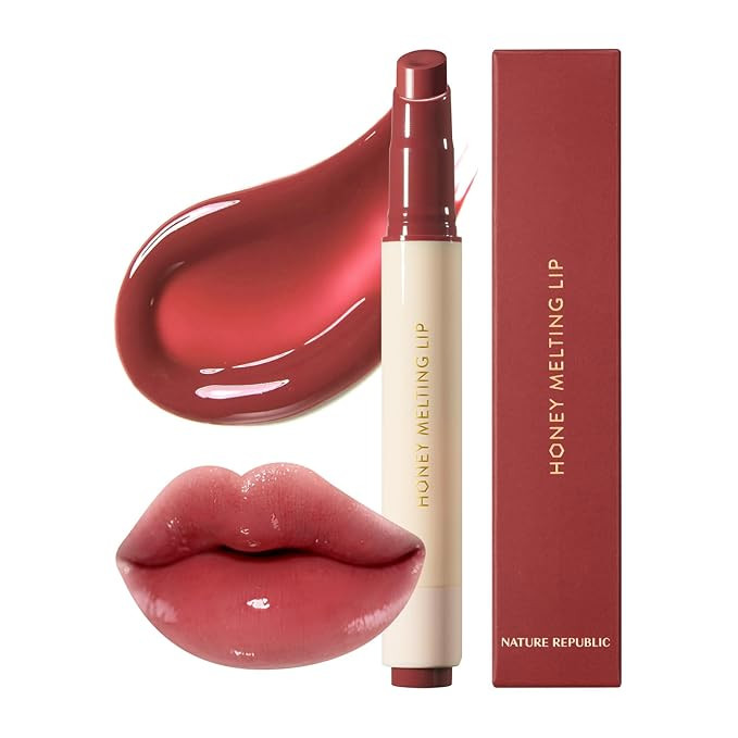 Nature Republic HONEY MELTING LIP (05 PLUM) SOFT LIP STICK, korean lip, Lip Gloss, Glow lip, glos... | Amazon (US)