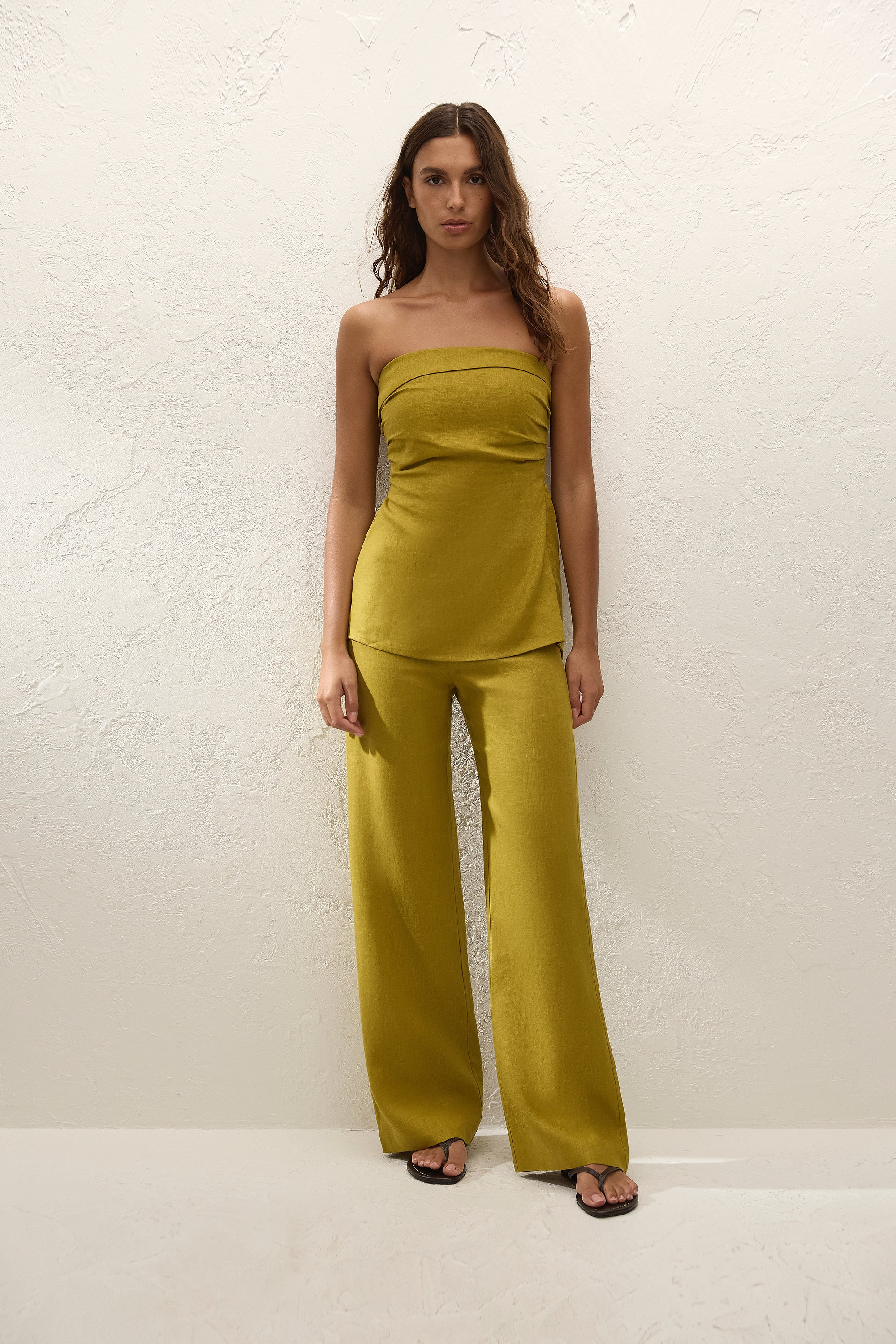 Caen Top Olive, M / OLIVE | Faithfull (AU)