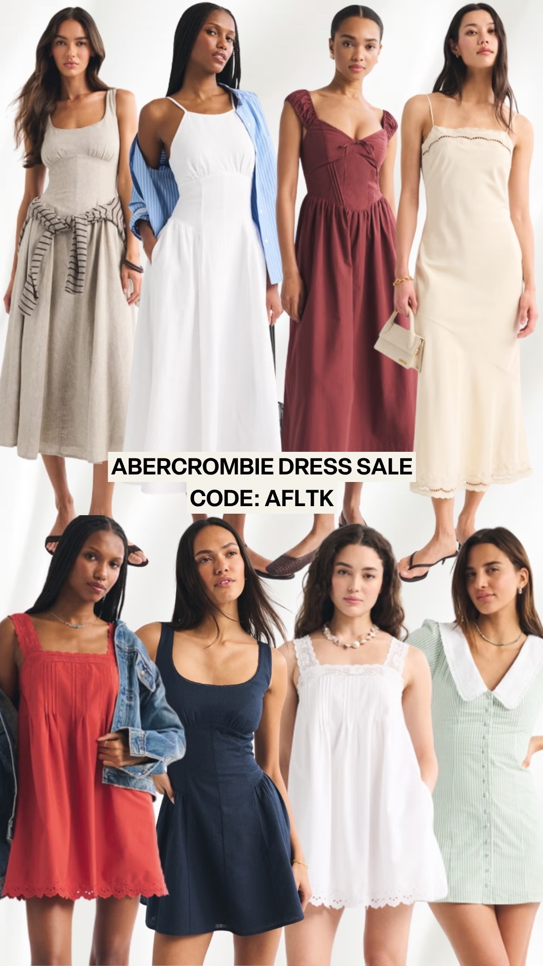 Abercrombie Dress Sale - My top picks! Code AFLTK for an additional 20% off almost everything else! #kathleenpost #Ad #AbercrombiePartner @abercrombie 

Summer dresses, summer outfit 2026

Use code AFLTK to get an additional 20% off almost everything in stores and online at checkout from 6/3/26-6/4/26 in US/CA. Exclusions apply. See details online.

#LTKxAbercrombie #LTKootd #LTKSeasonal