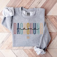 Dachshund Mom Sweatshirt, Gift, Sweater, Dog Shirt, Gifts | Etsy (US)