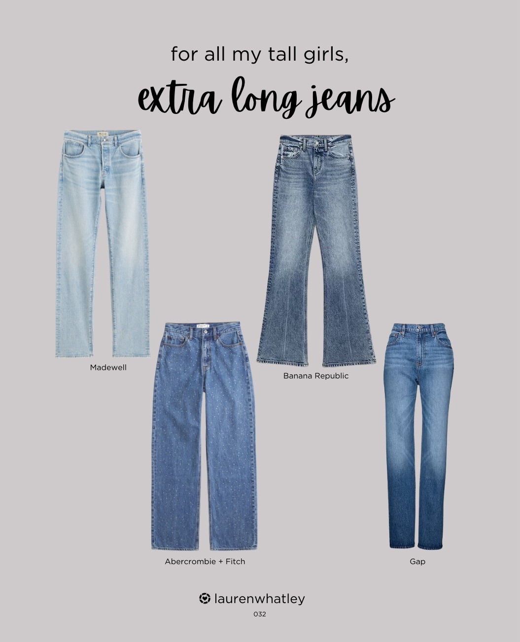 For all my tall girls, here’s where to find extra-long jeans!

#LTKMidsize #LTKTall #LTKStyleTip