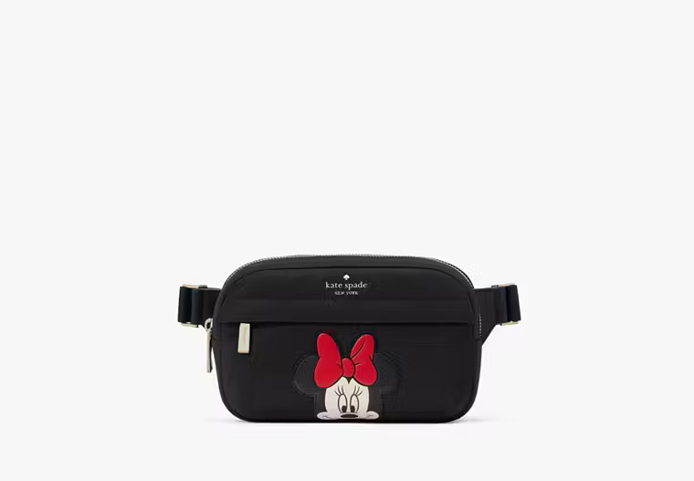 Kate Spade Disney X Kate Spade New York Minnie Belt Bag, Black | Kate Spade Outlet