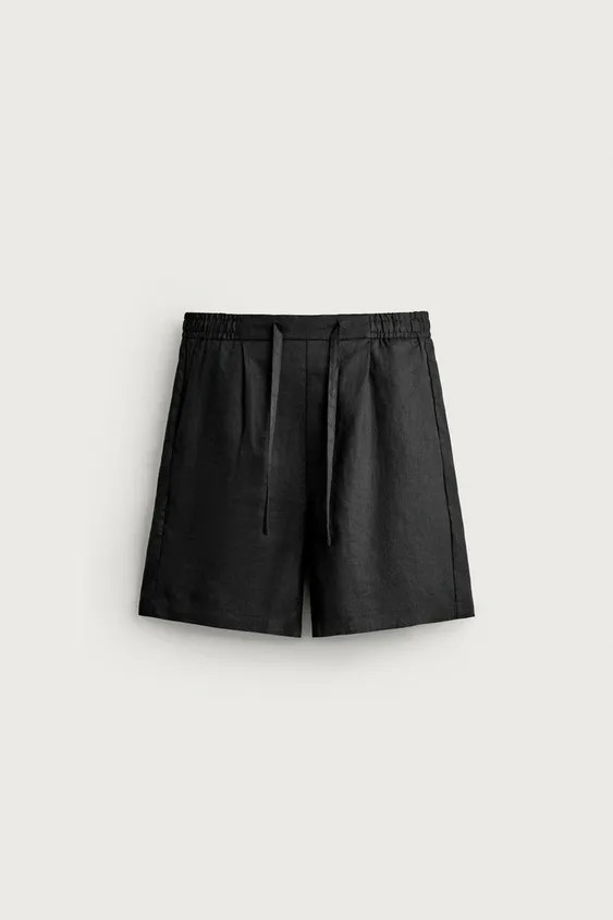 DescriptionColorContentsMeasurementsRelaxed fit pants made of linen fabric. Adjustable elastic dr... | Zara US