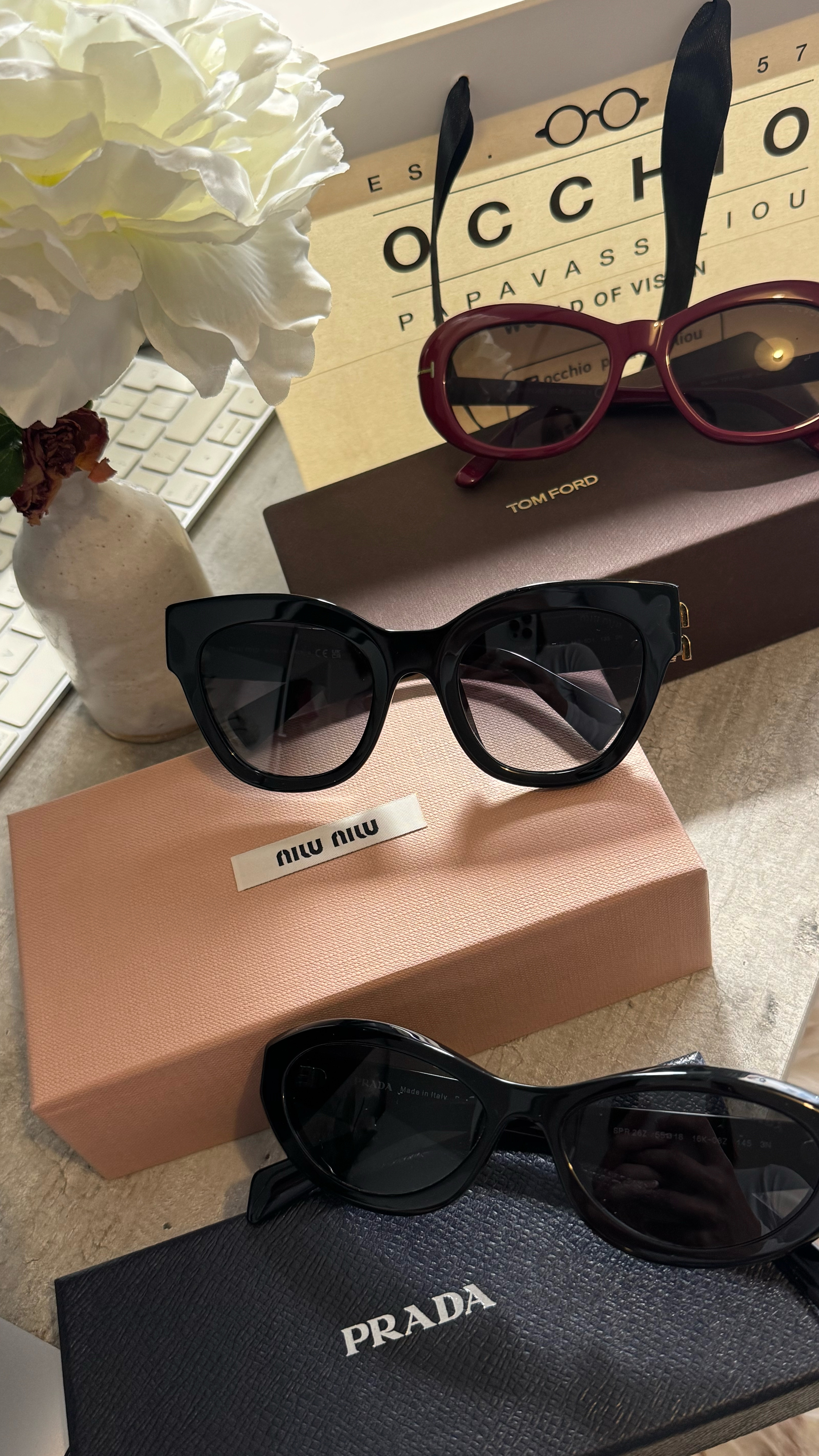 Favourite sunglasses right now 
#sunglasses #eyewear #pradasunglasses #miumiusunglasses #tomfordsunglasses #victoriabeckhamsunglasses #luxuryeyewear #sunnies #blackshades #blacksunglasses #classysunglasses 

#LTKluxury #LTKstyletip #LTKworkwear